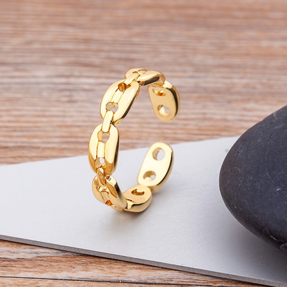 Women's Link Dainty Ring (Adjustable Size)